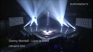 Donny Montell - Love is blind (Литва - Евровидение 2012)